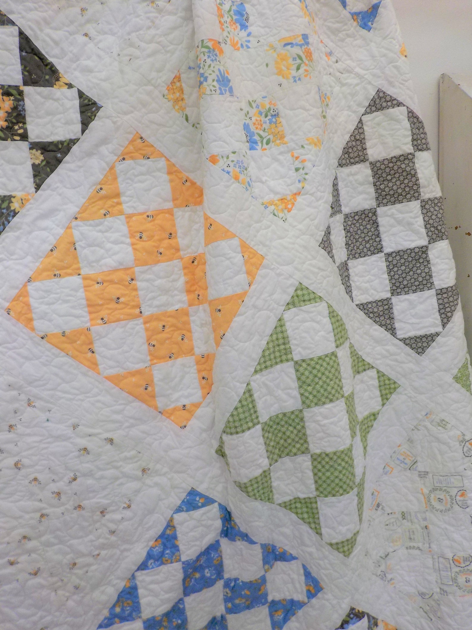 Flapjacks quilt kit featuring Spring Brook by Corey Etsy