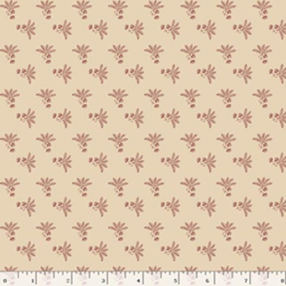 Pint-Sized Neutrals...R101246D RED...Ferny Plant...Carrie Quinn...Marcus Fabrics