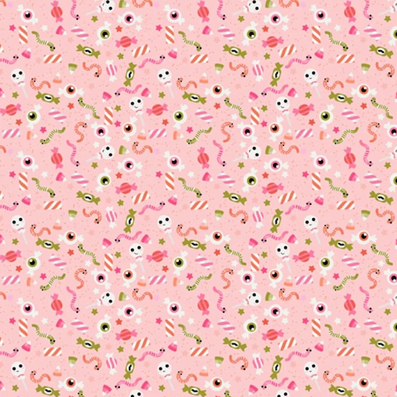 Not Scary...Gooey Sweets Pink...Jill & Rani...Poppie Cotton