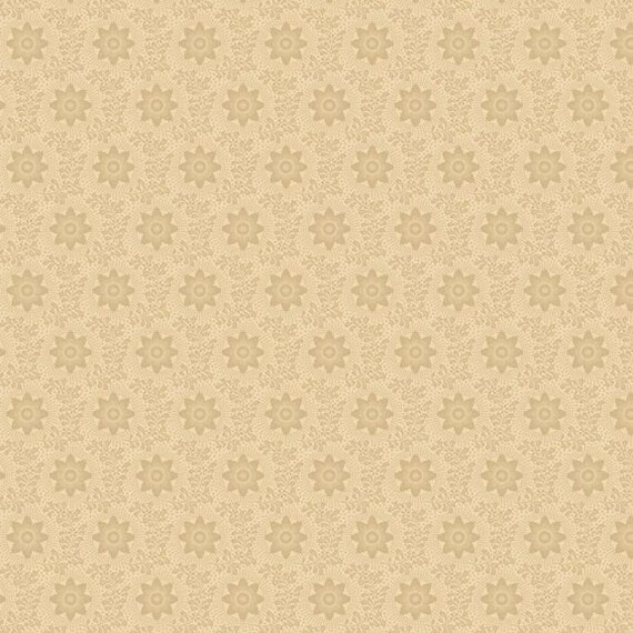 I Love Purple R330693-CREAM Star Flower by Judie Rothermel for Marcus Fabrics