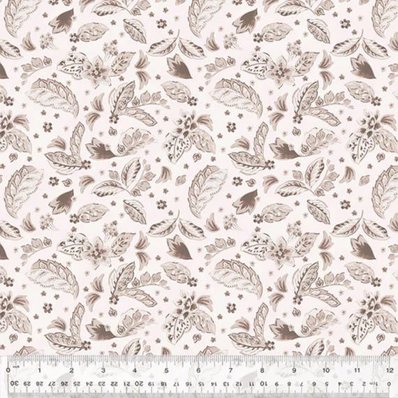 Dwell...54740-1 Cream...Plush Paisleys...Whistler Studios...Windham Fabrics