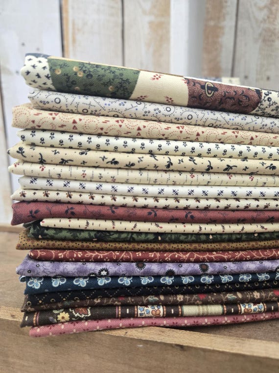 Cotton Thimble Miniatures...Fat Quarter Bundle...Pam Buda...Marcus Fabrics...20 prints