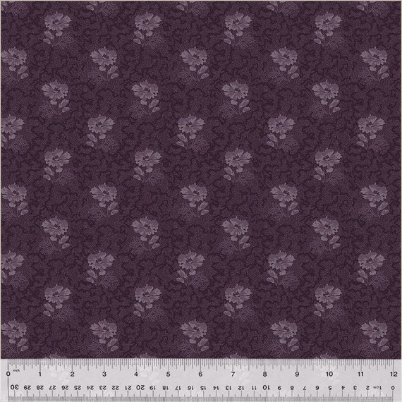 Circa: Purple Posey Plum 53949-2-1 by Whistler Studios for Windham Fabrics