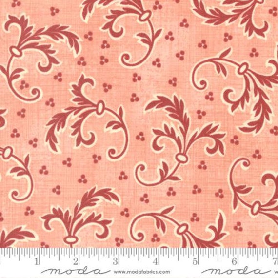 Dinah's Delight 1830-1850 Sweet Pink 31672 15 designed by Betsy Chutchian for Moda Fabrics