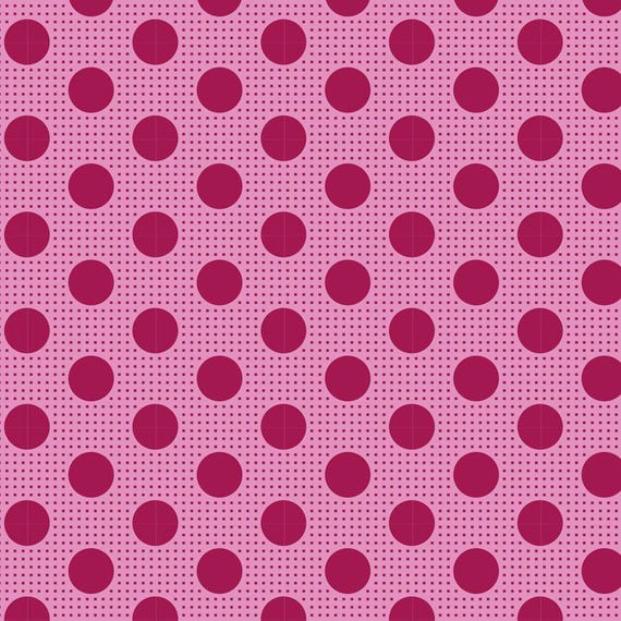 Tilda Medium Dots Maroon...a Tilda Basic designed by Tone Finnanger