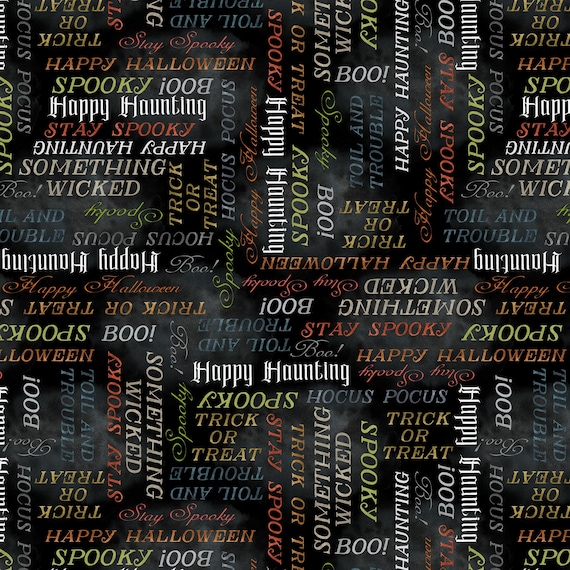 Happy Haunting...55182-1 Night...Leslie Trimbach...Windham Fabrics