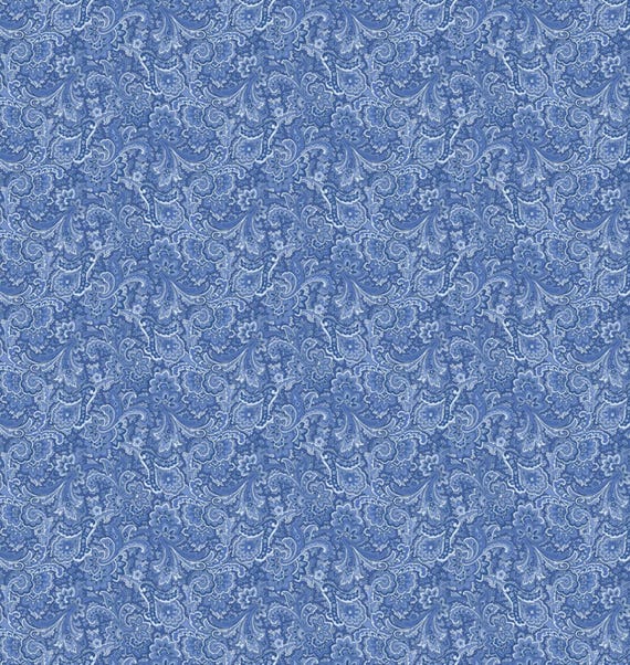 April's Garden...Khanti Paisley...Blue...16540B-55...April Cornell...Benartex