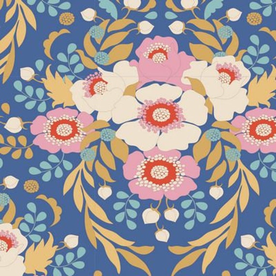 Jubilee- Anemone Blue...a Tilda Collection designed by Tone Finnanger
