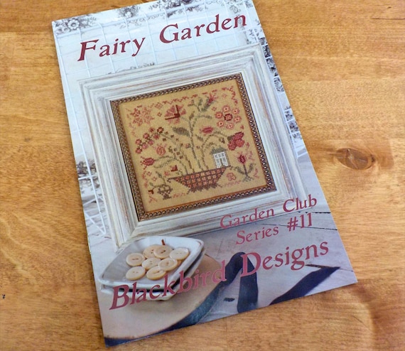 Fairy Garden, Garden Club Series #11, by Blackbird Designs...cross-stitch design