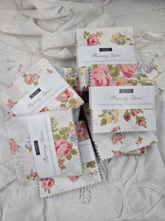 Memory Lane...Mini Charm Pack...Brenda Riddle of Acorn Quilt Company...Moda Fabrics...42 squares