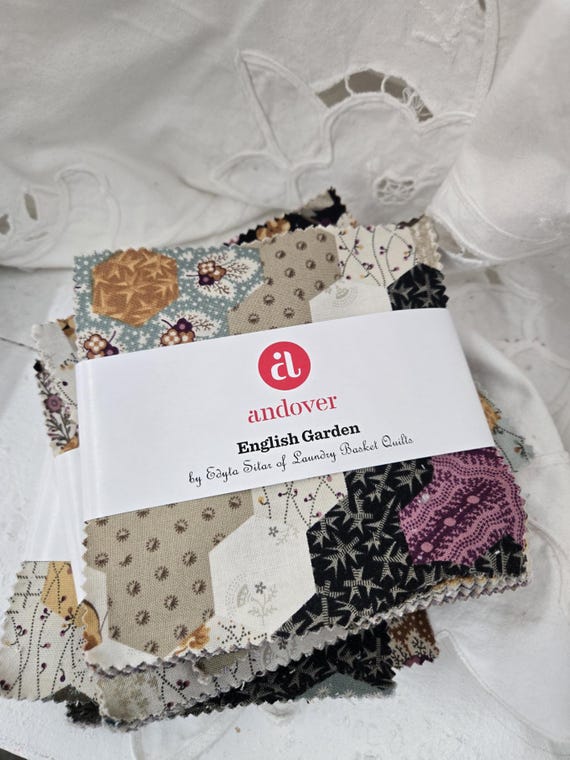 English Garden...5 inch squares...Edyta Sitar/Laundry Basket Quilts...Andover...42 squares