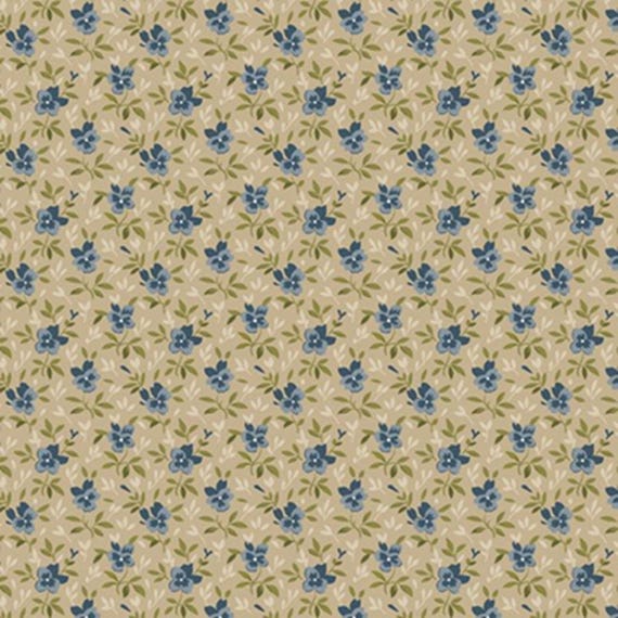 Dressing Gowns...R331259D...Blue Pansy...Judie Rothermel...Marcus Fabrics