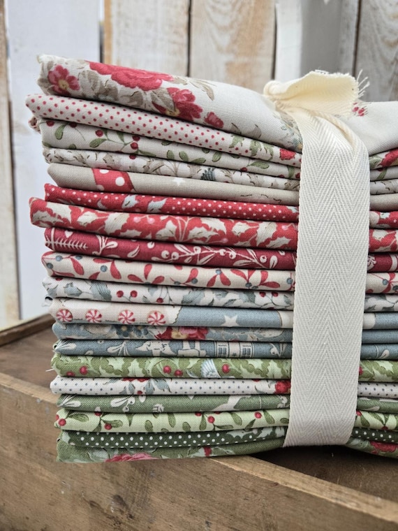 Merry Little Christmas...HALF Yard Bundle...Tilda Autumn 2025...Tone Finnanger...20 prints