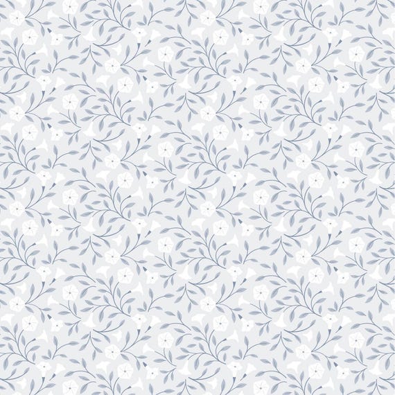 Evenfall...Moonflower Pale Grey CC43-1...Cassandra Connolly...Lewis & Irene