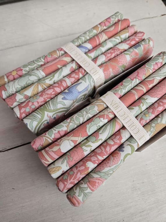 Songbird...Coral FQs...a Tilda Collection...Tone Finnanger...5 prints