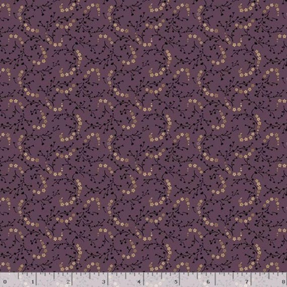 Plumberry III...R171155D PURPLE...Pam Buda...Marcus Fabrics