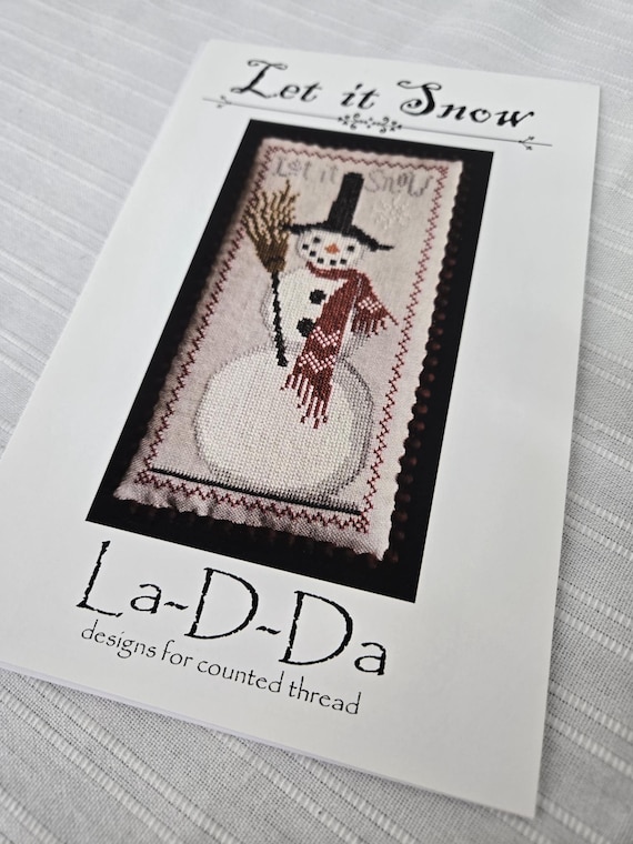 Let it Snow...La-D-Da...cross stitch chart...winter
