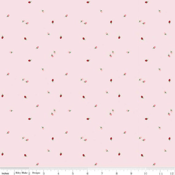 To Grandmother's House Bit of Berries Pink C14377-PINK by Jennifer Long for Riley Blake Designs