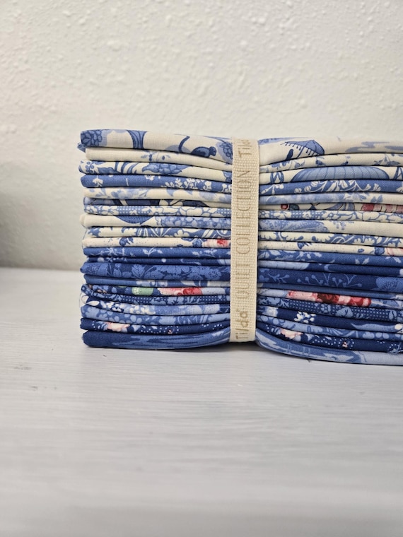Something Blue...FQ bundle....a Tilda collection...Tone Finnanger...20 prints
