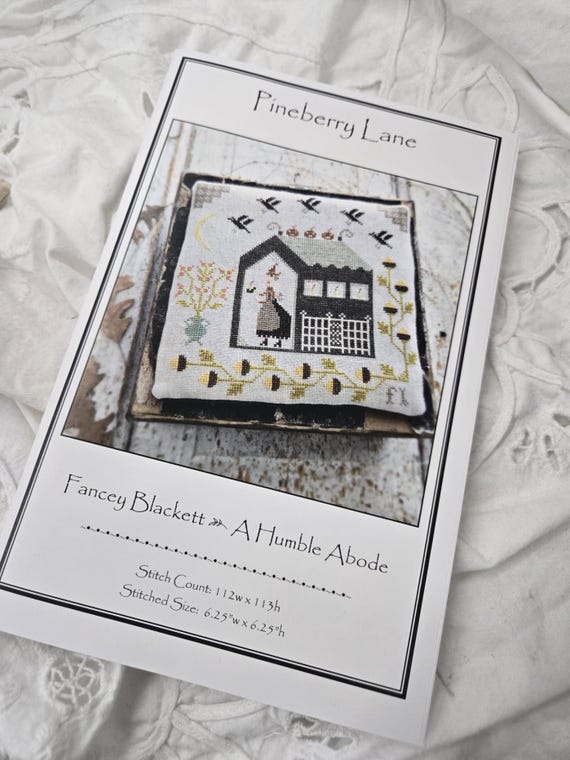 Fancey Blackett...A Humble Abode...Pineberry Lane...cross stitch chart...Halloween