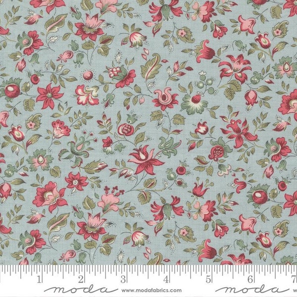 Antoinette Ciel Blue 13952 13 by French General for Moda Fabrics