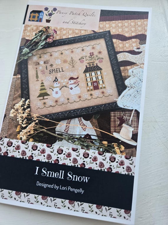 I Smell Snow...Pansy Patch Quilts and Stitching...Lori Pengelly...cross stitch chart