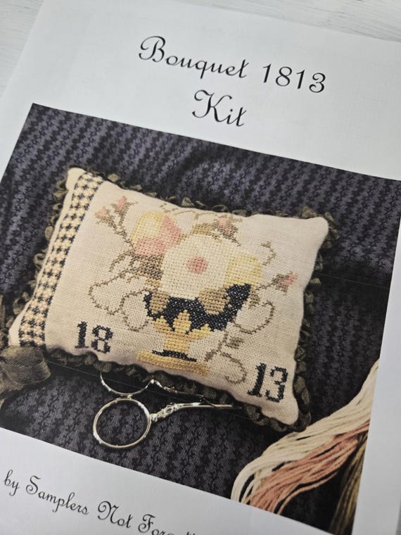 Bouquet 1813...Samplers Not forgotten...cross stitch kit