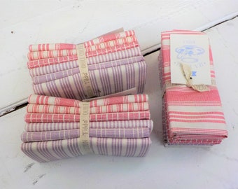 Tilda Tea Towel Basics...Red and Plum...a Tilda Collection designed by Tone Finnanger