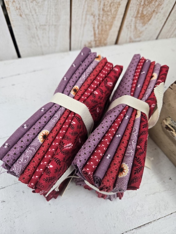 Pumpkin Spice Gatherings...Apple and Mulberry FQ Bundle...Primitive Gatherings...Moda Fabrics...6 prints