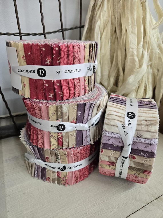 Wildflower Cottage...Double Scoop...Renee Nanneman...Andover Fabrics...40--2 1/2 inch strips