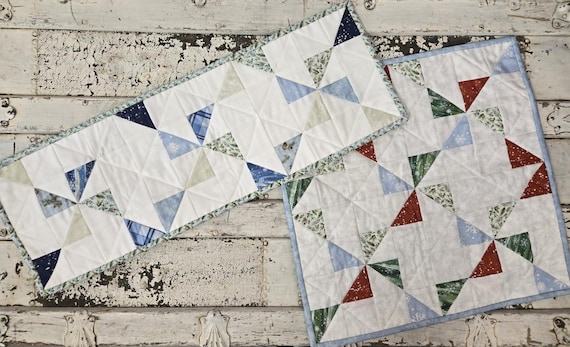 Frostwork kit...designed by Mickey Zimmer...featuring 2026 Quilt Minnesota Shop Hop fabrics