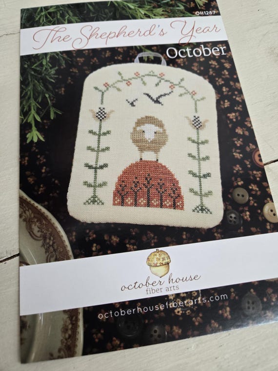The Shepherd's Year...October...October House Fiber Arts...cross stitch pattern