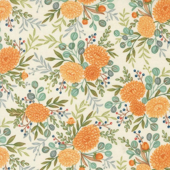 I Love Fall Most of All...Warm White 56141 11...Deb Strain...Moda Fabrics