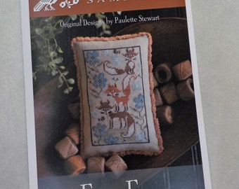 Fox Few by Plum Street Samplers...cross stitch pattern, cow cross stitch