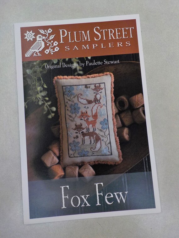 Fox Few by Plum Street Samplers...cross stitch pattern, cow cross stitch