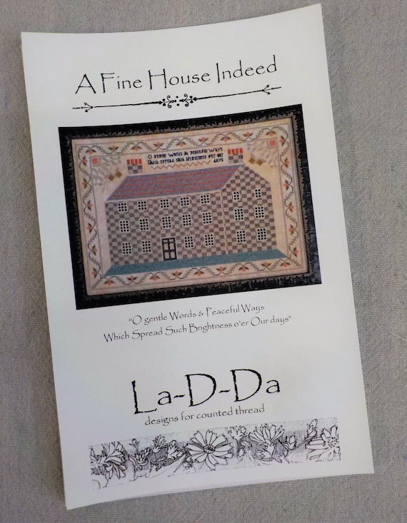 A Fine House Indeed by La-D-Da...cross stitch pattern