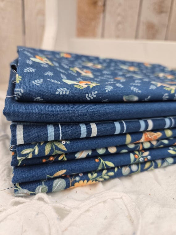 I Love Fall Most of All...Harvest Night HALF Yard Bundle...Deb Strain...Moda Fabrics...7 prints