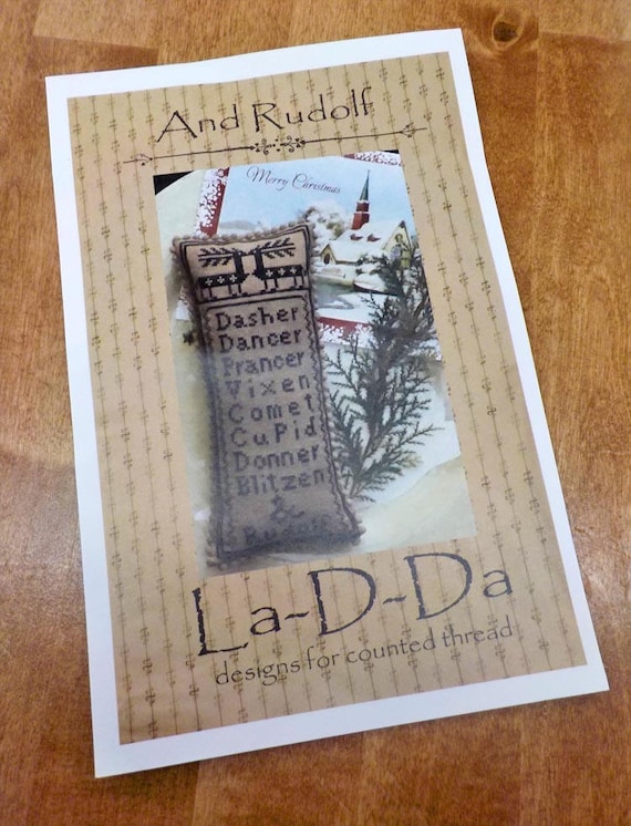 And Rudolf by La-D-Da...cross stitch pattern