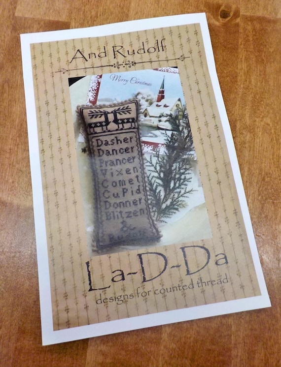 And Rudolf by La-D-Da...cross stitch pattern