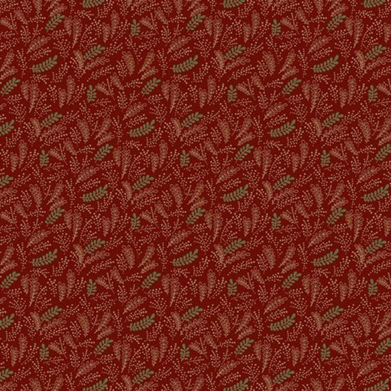 Pineberry Lane...R172003D-RED...Pam Buda...Marcus Fabrics