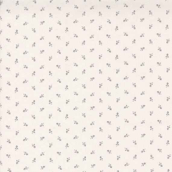Itty Bitty Backgrounds...Grey...49282 13...Primitive Gatherings...Moda Fabrics