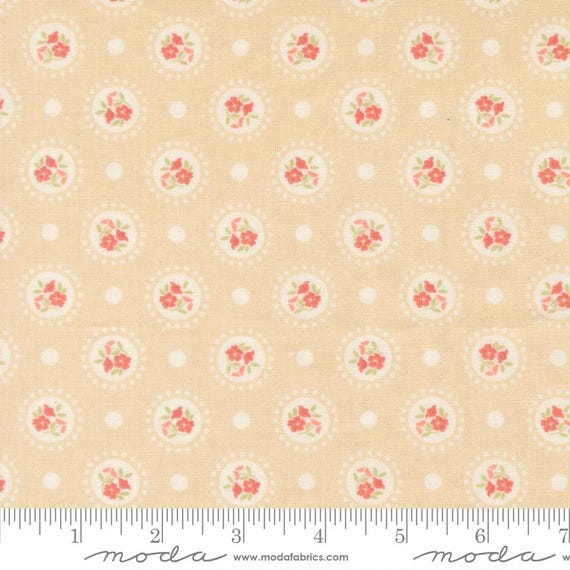 Sunbonnet...31762 12 almond...Heather Briggs of My Sew Quilty Life...Moda Fabrics