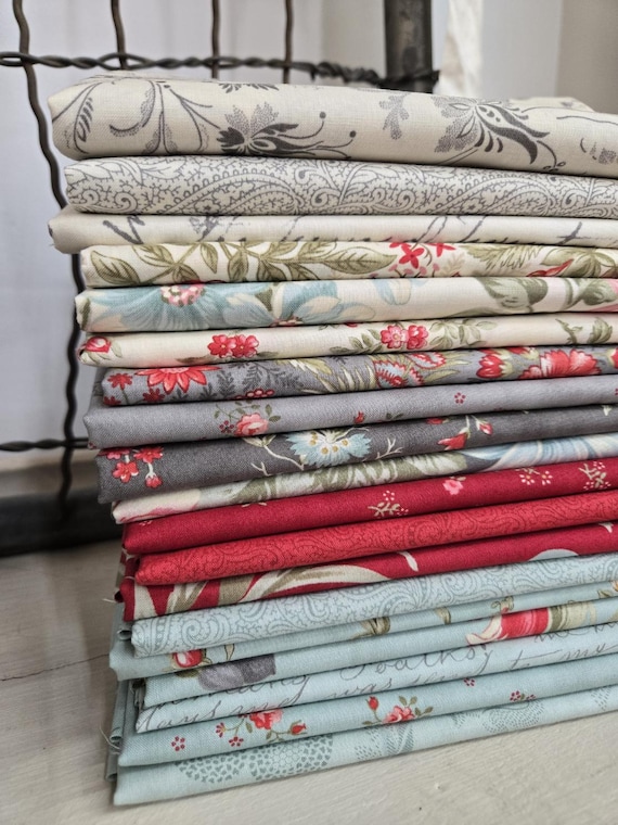 Etchings...HALF Yard Bundle...Collections for a Cause...3 Sisters/Howard Marcus...Moda Fabrics...19 prints