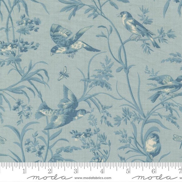 Antoinette Ciel Blue 13950 14 by French General for Moda Fabrics