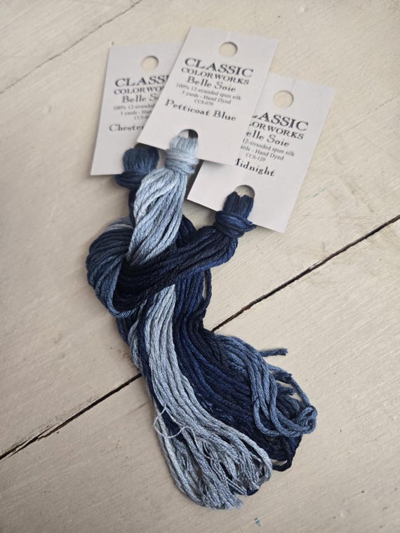 Belle Soie...July...Thread Pack...Classic Colorworks...3 skeins...Silk Thread