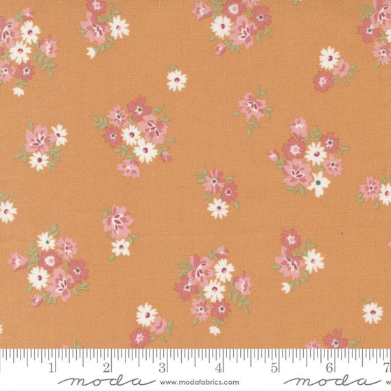 Sunnyside Fresh Cuts Apricot 55288 18 by Camille Roskelley for Moda Fabrics