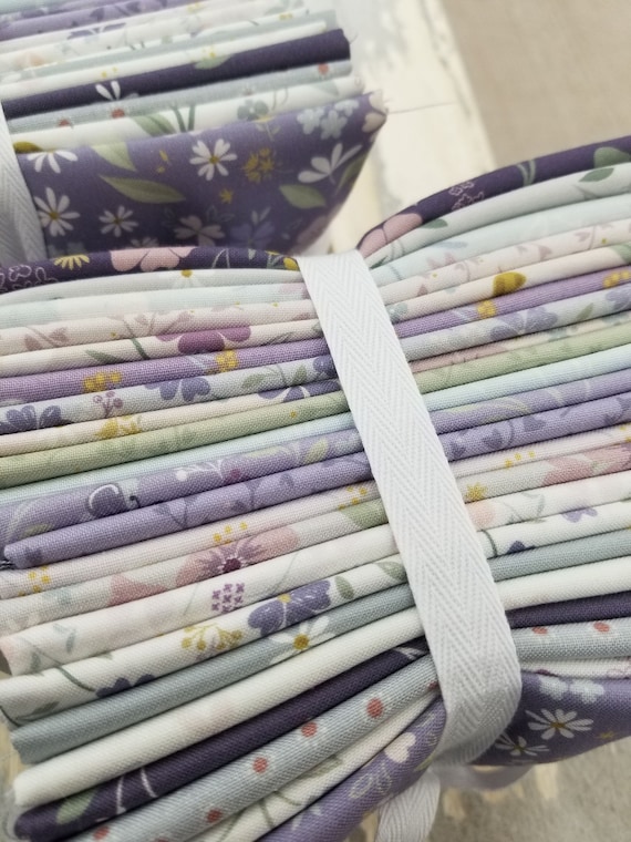 Cottagecore...curated fat quarter bundle...Lewis & Irene...pastel prints