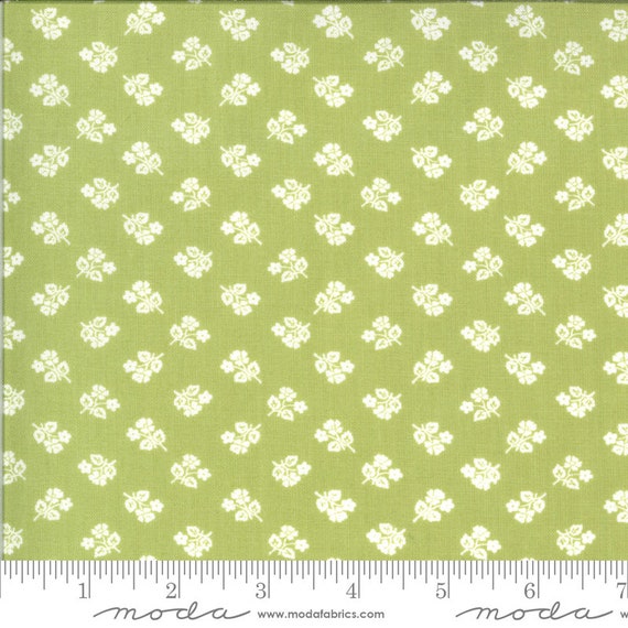 Sophie Small Floral Sprout 18712 19 by Brenda Riddle for Moda Fabrics