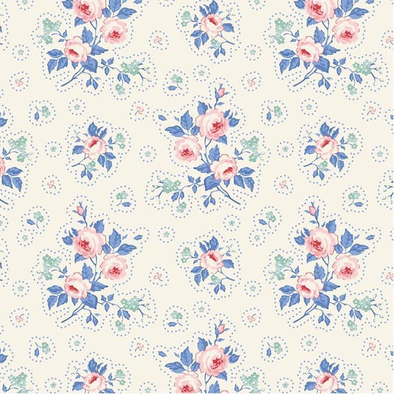 Something Blue...Bushbloom Blue...a Tilda collection...Tone Finnanger
