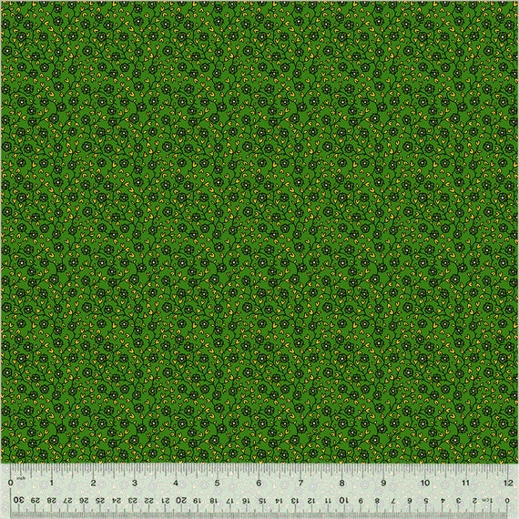 Circa: Poison Green...Flourishing Sap 54095-6-1...Whistler Studios...Windham Fabrics